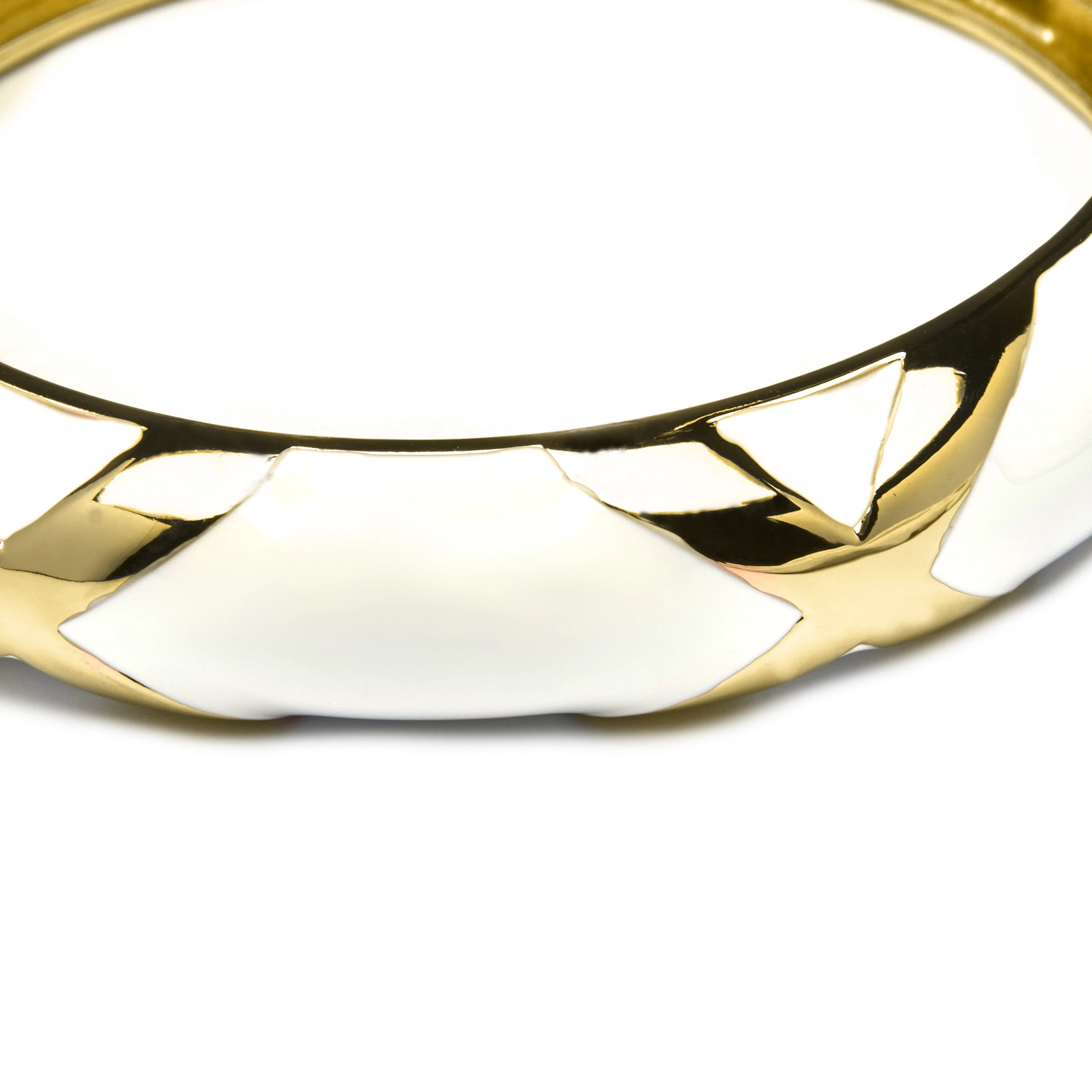 Pulsera acabada en oro amarillo de 18k - Yilub - Image 5