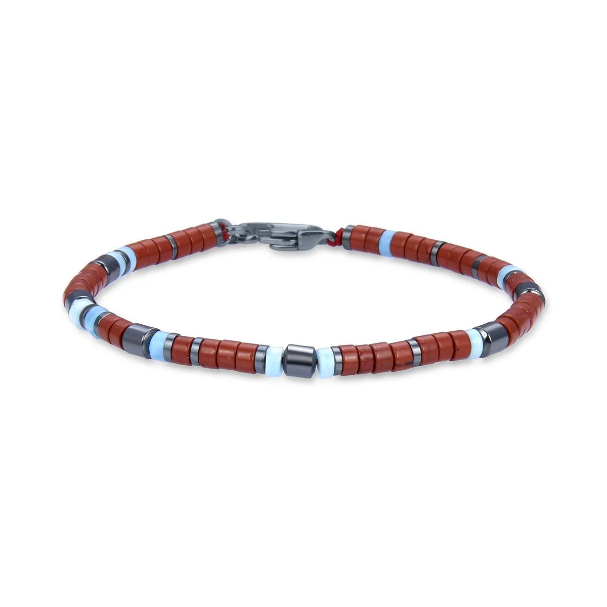 Pulsera Zadir acabado en Rutenio Negro - Zadir ROJO