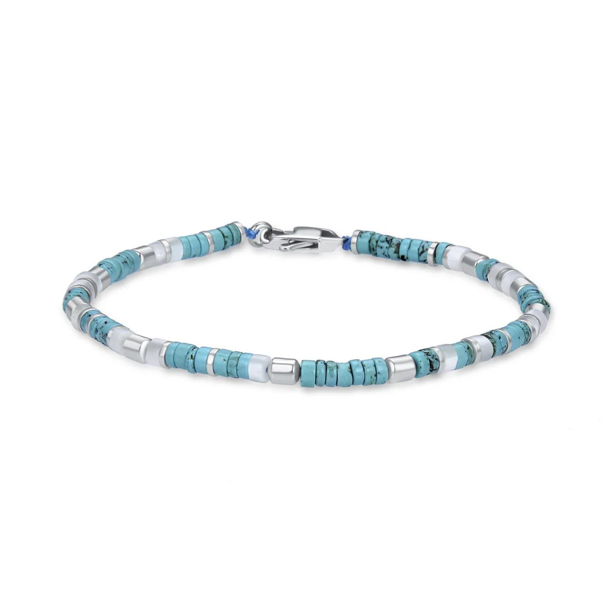 Pulsera Zadir acabado en Rodio - Zadir AZUL