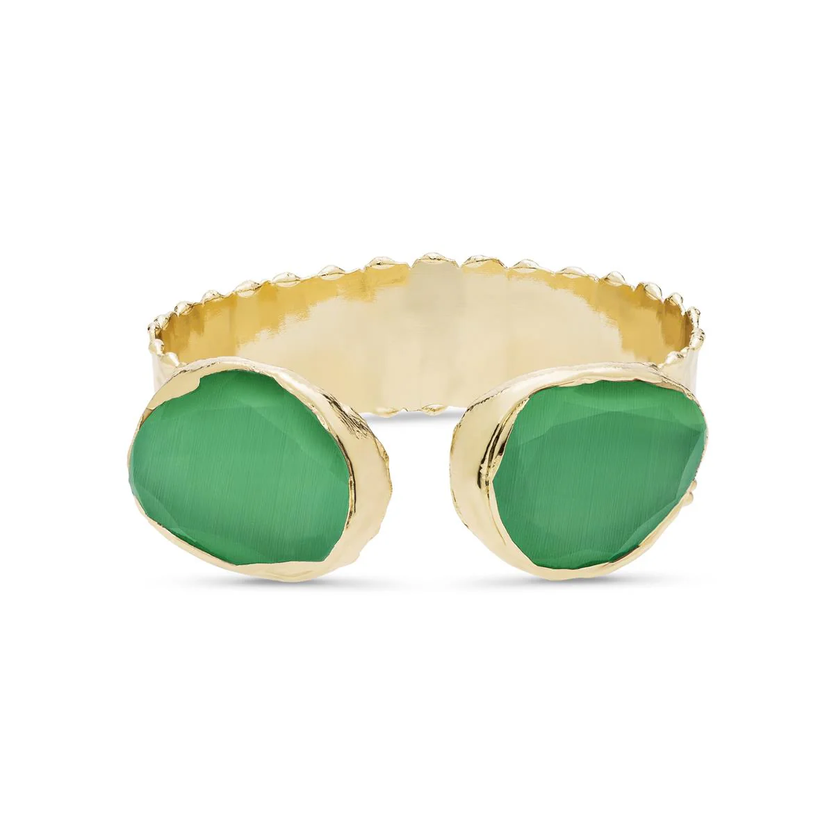 Pulsera Zaegel acabado en Oro Amarillo de 18 Kts - Zaegel VERDE