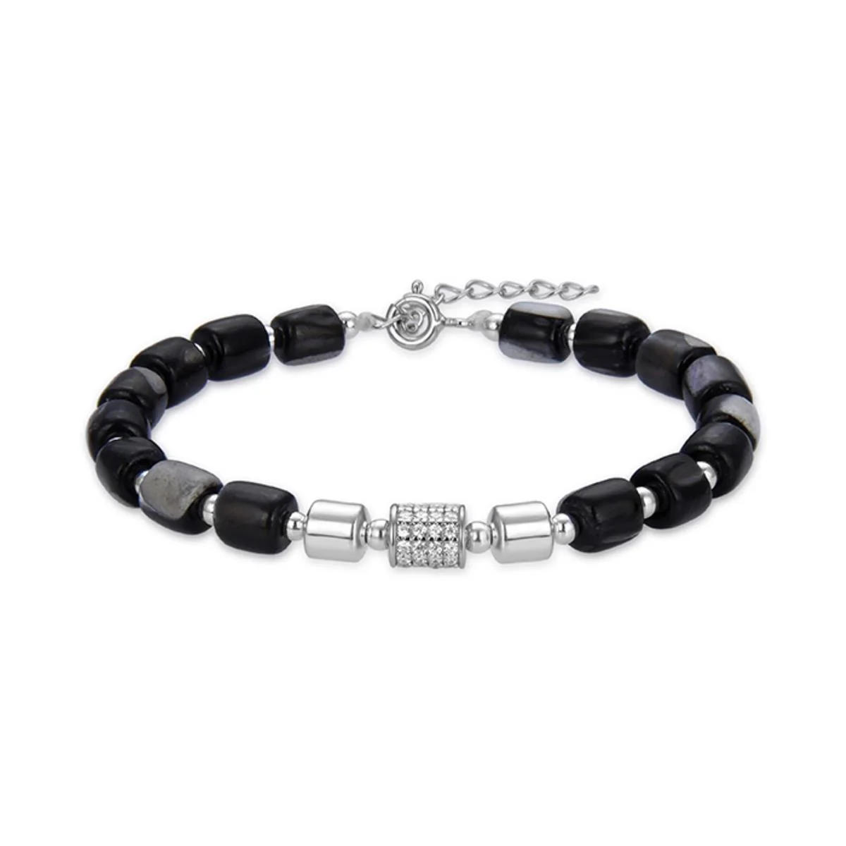 Pulsera Zawan Plata De Ley 925 - Zawan NEGRO