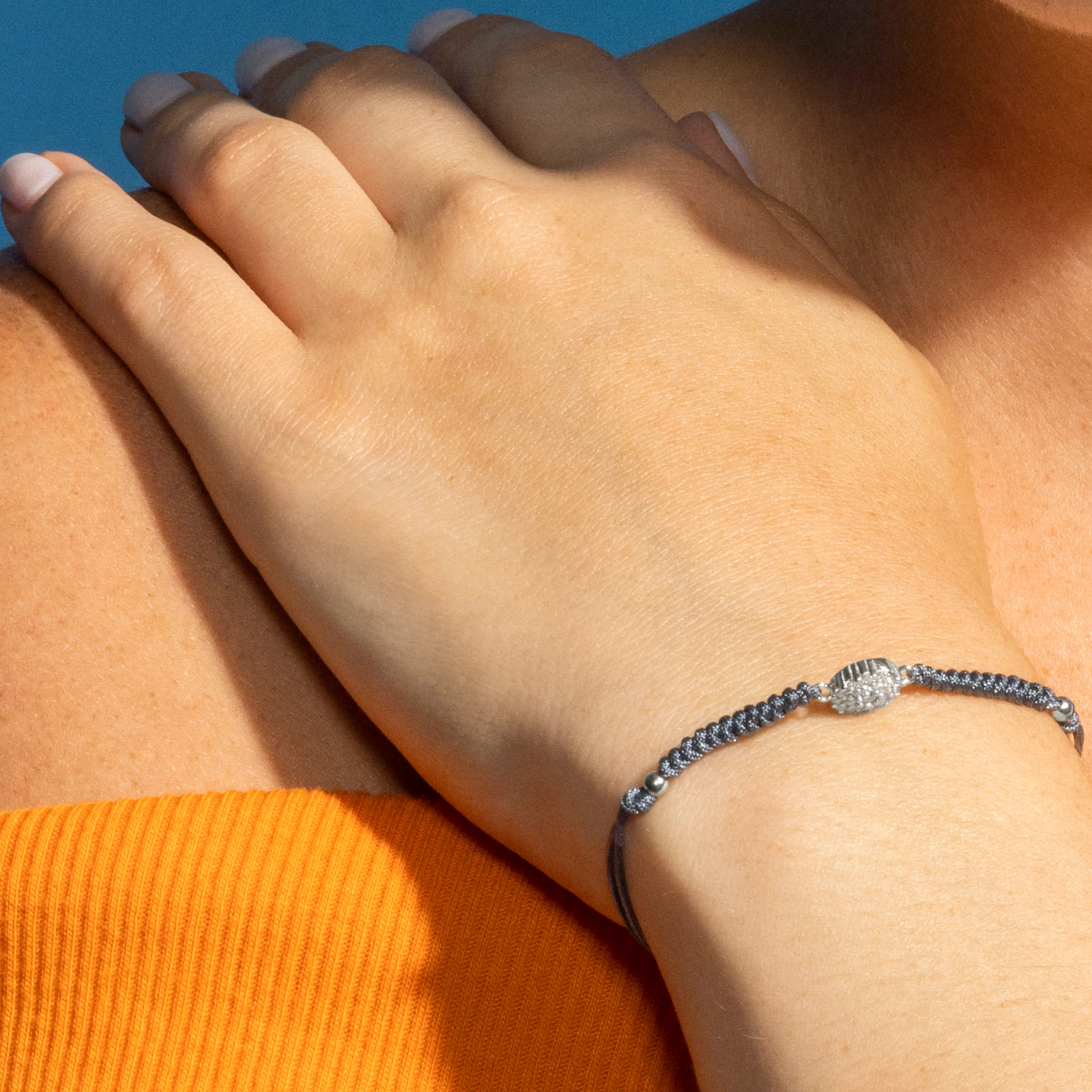 Pulsera de Plata de Ley 925 y Circonita Brillante acabado en rodio - Ziadri - Image 3