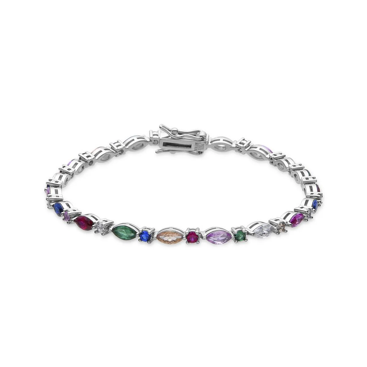 Pulsera Zoela Plata de Ley 925 - Zoela MULTICOLOR