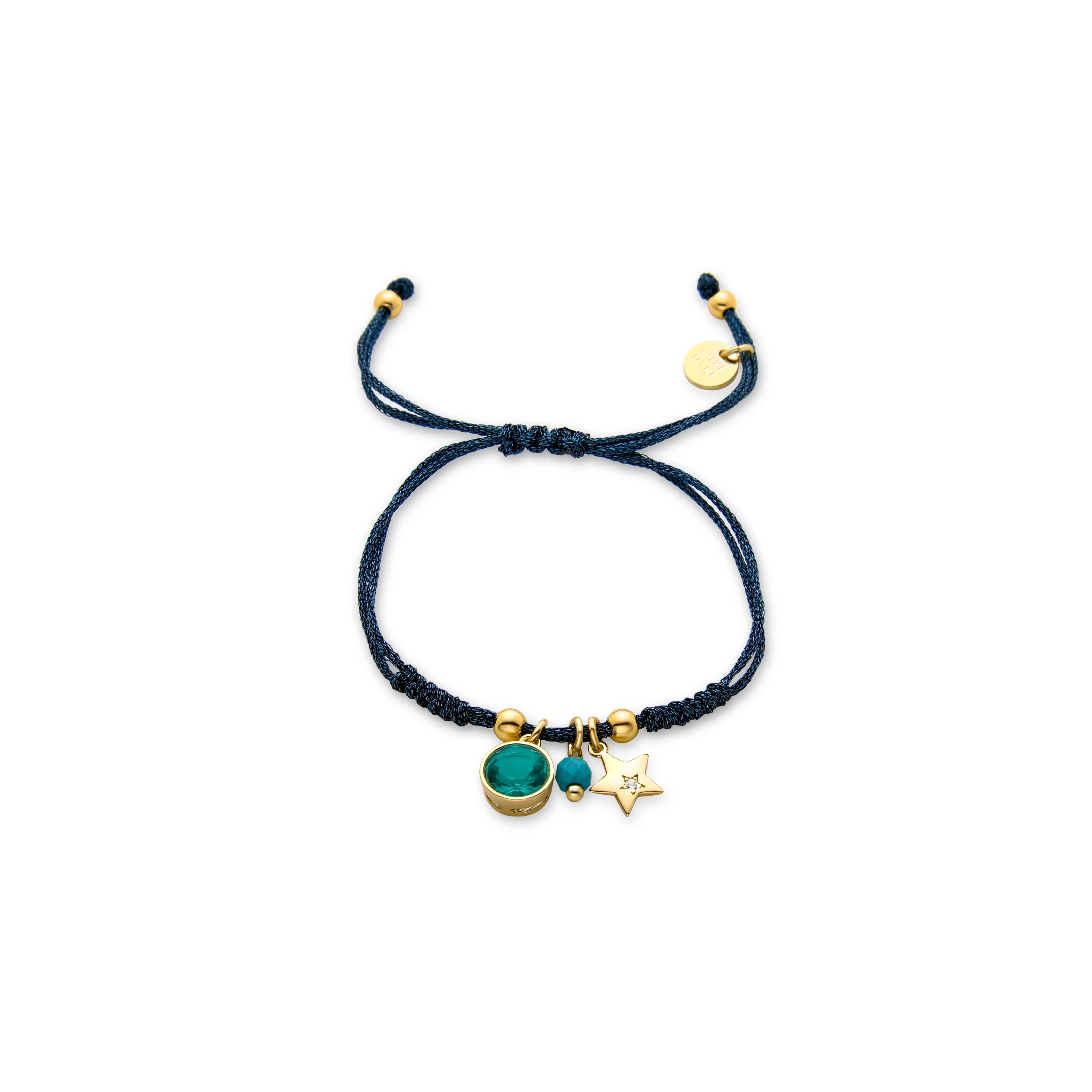 Pulsera de Plata de Ley 925 con Circonita Esmeralda acabada en oro amarillo 18K - Zysuo