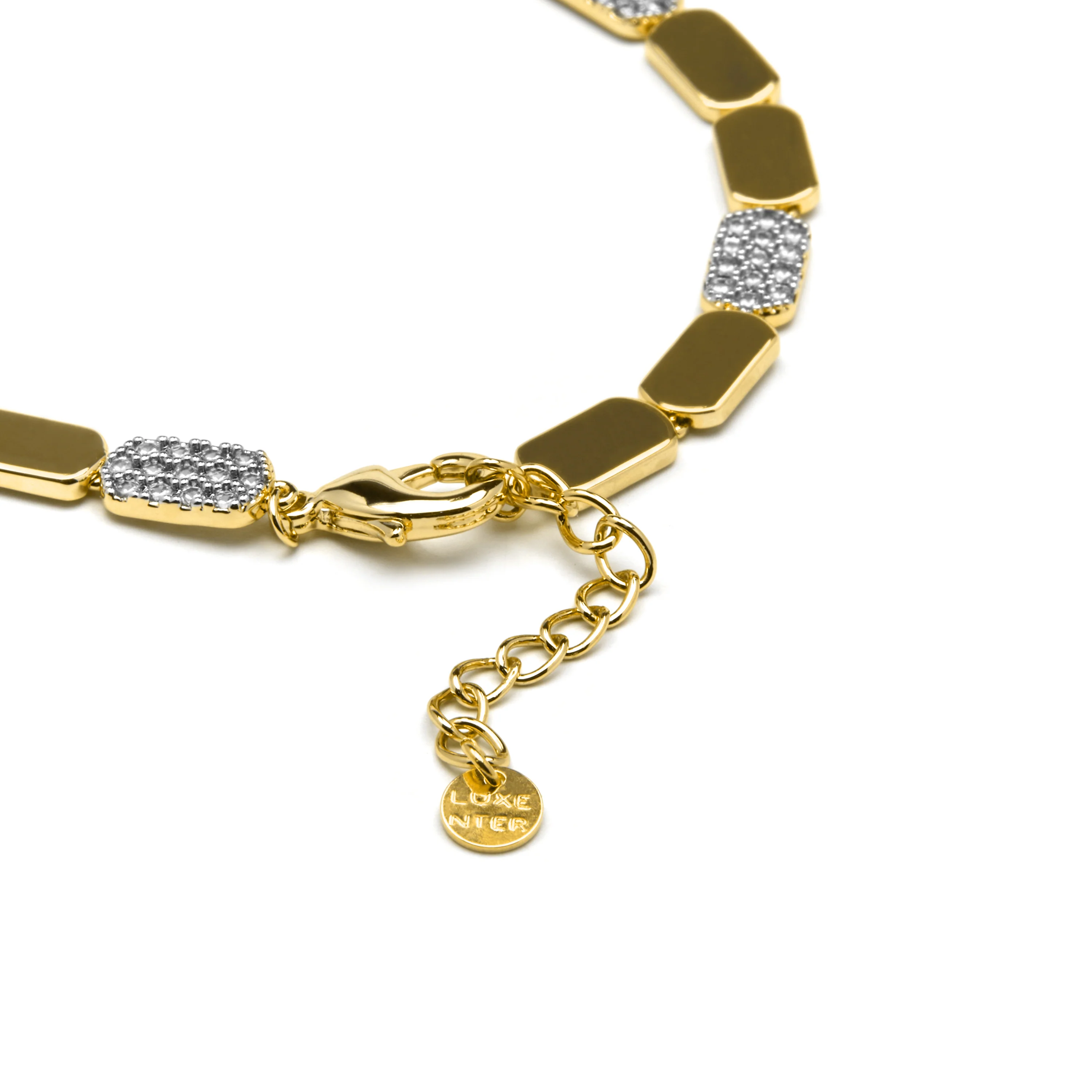 Pulsera de Plata de Ley 925 y Circonita Brillante acabado oro amarillo de 18k - Likgo - Image 5