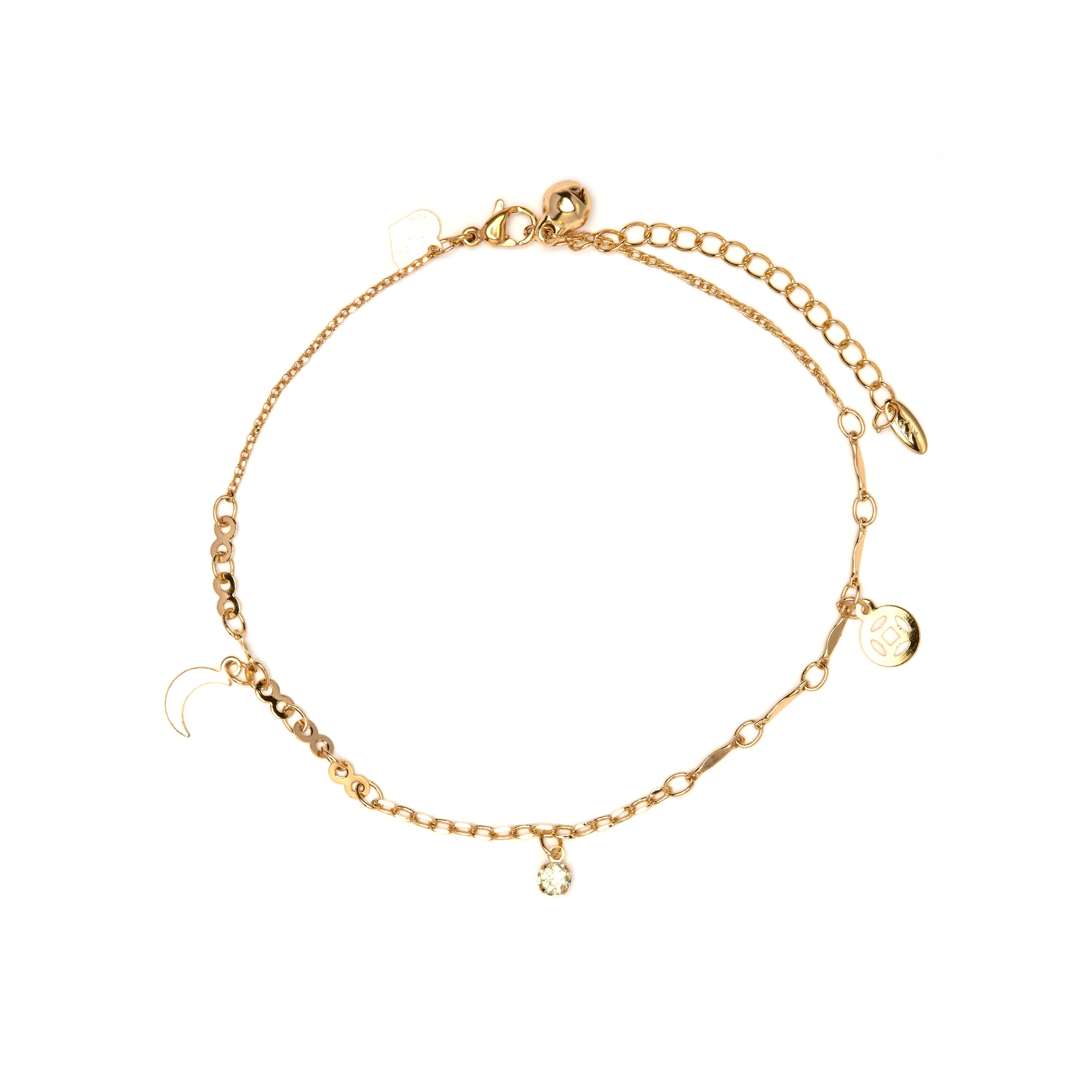 Tobillera acabado en oro amarillo de 18k - Duaha - Image 2