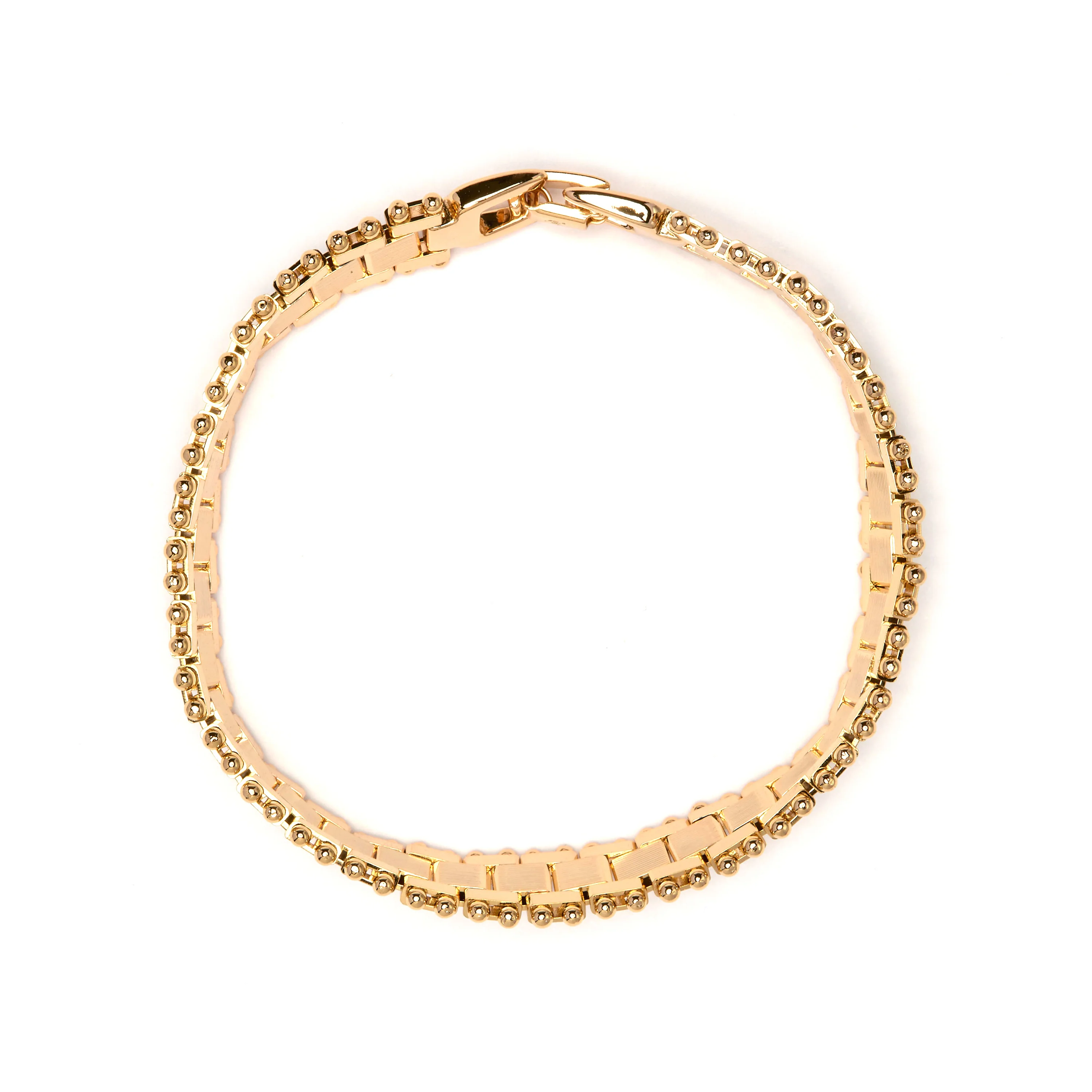 Pulsera acabado en oro amarillo de 18k - Aysak - Image 3