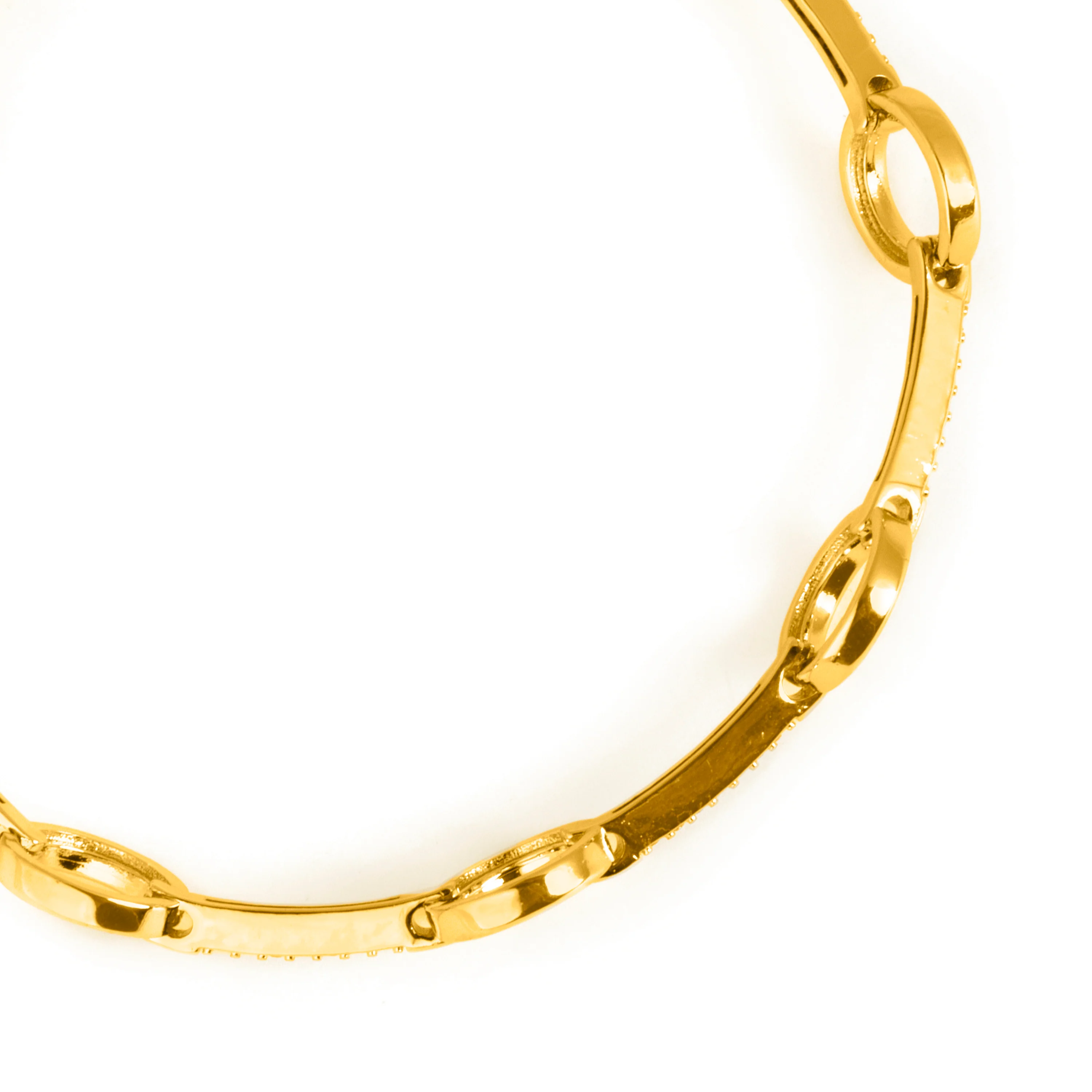 Pulsera de Circonita Brillante acabado en oro amarillo de 18k - Dimaran - Image 4