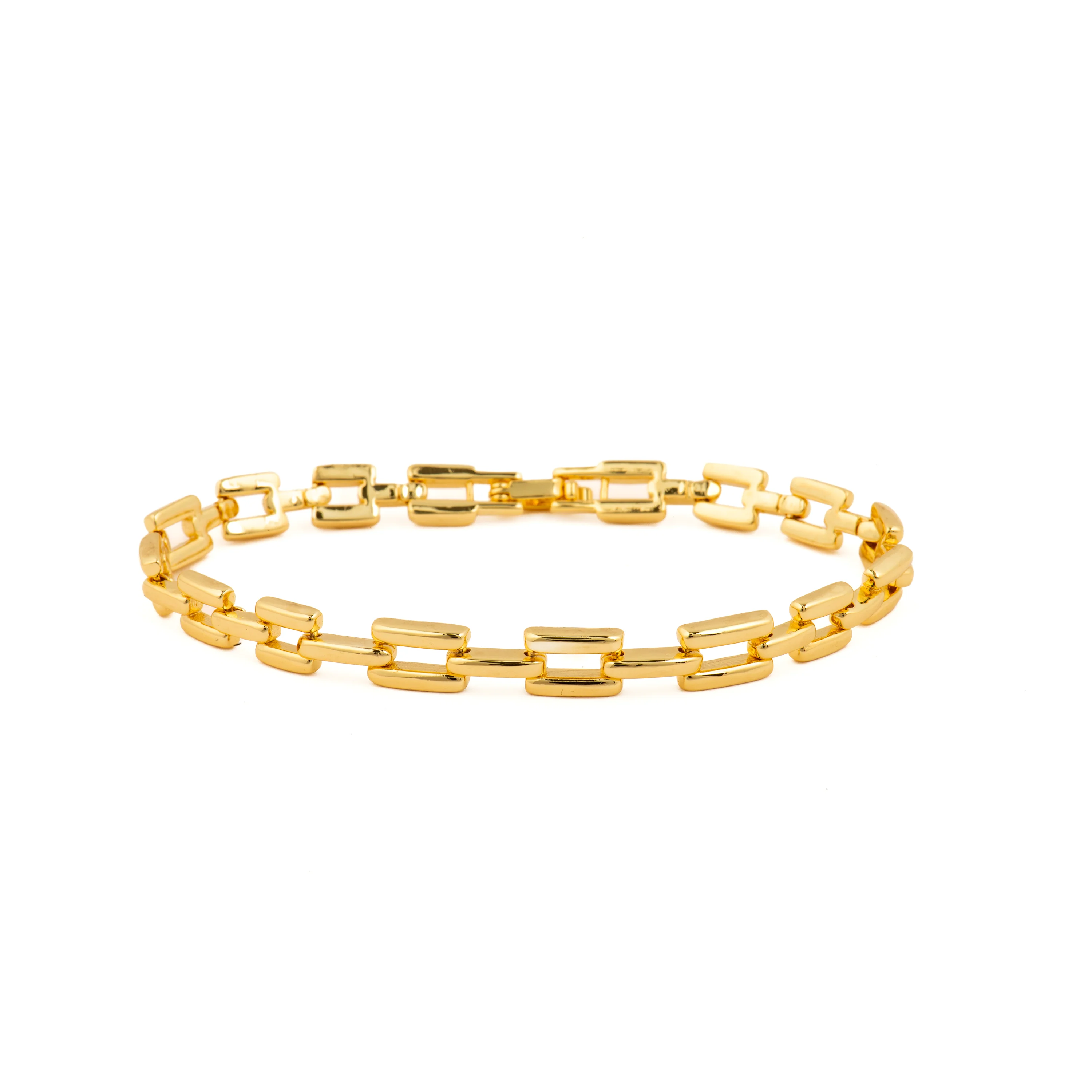 Pulsera acabado en oro amarillo de 18k - Figor