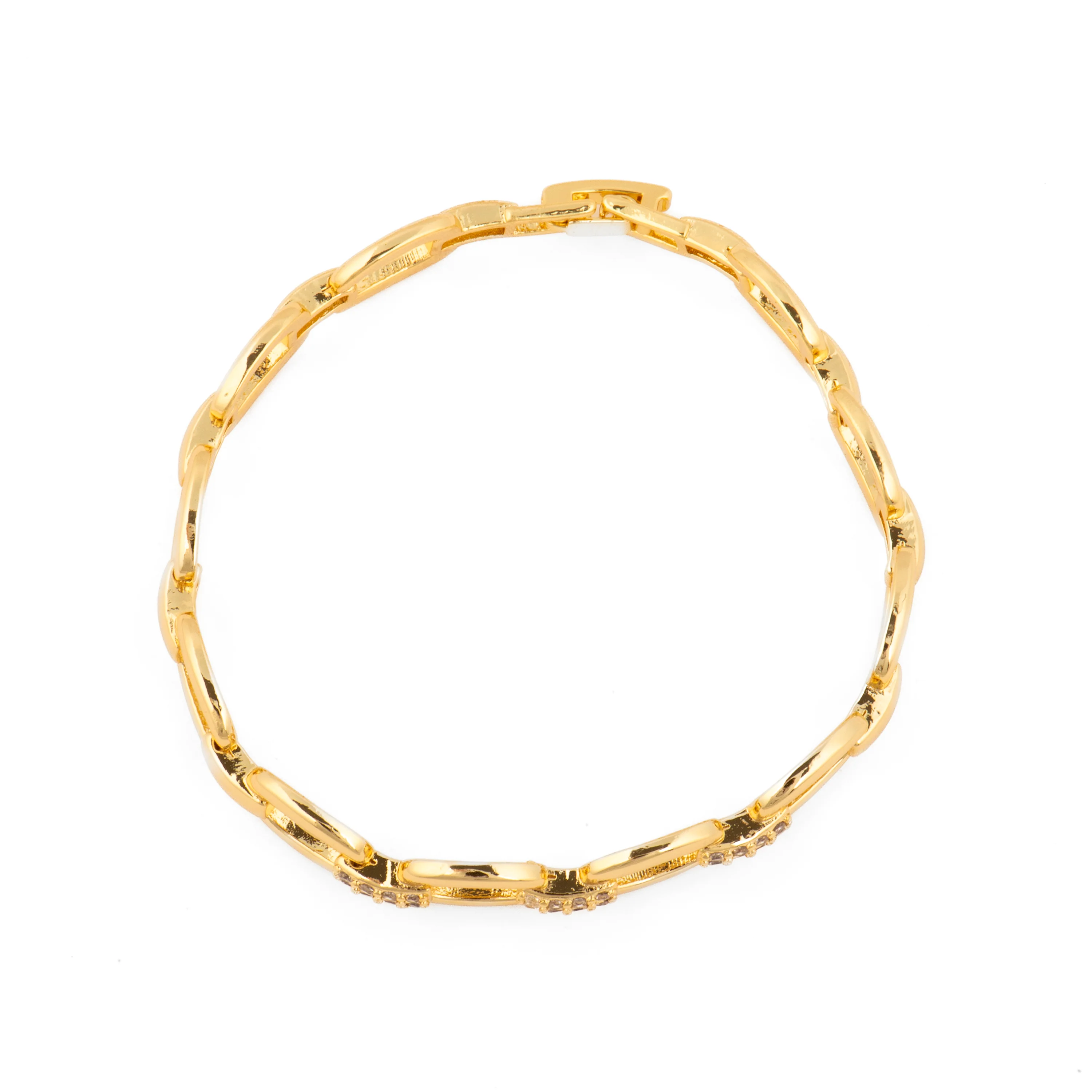 Pulsera de Circonita Brillante acabado en oro amarillo de 18k - Insio - Image 3