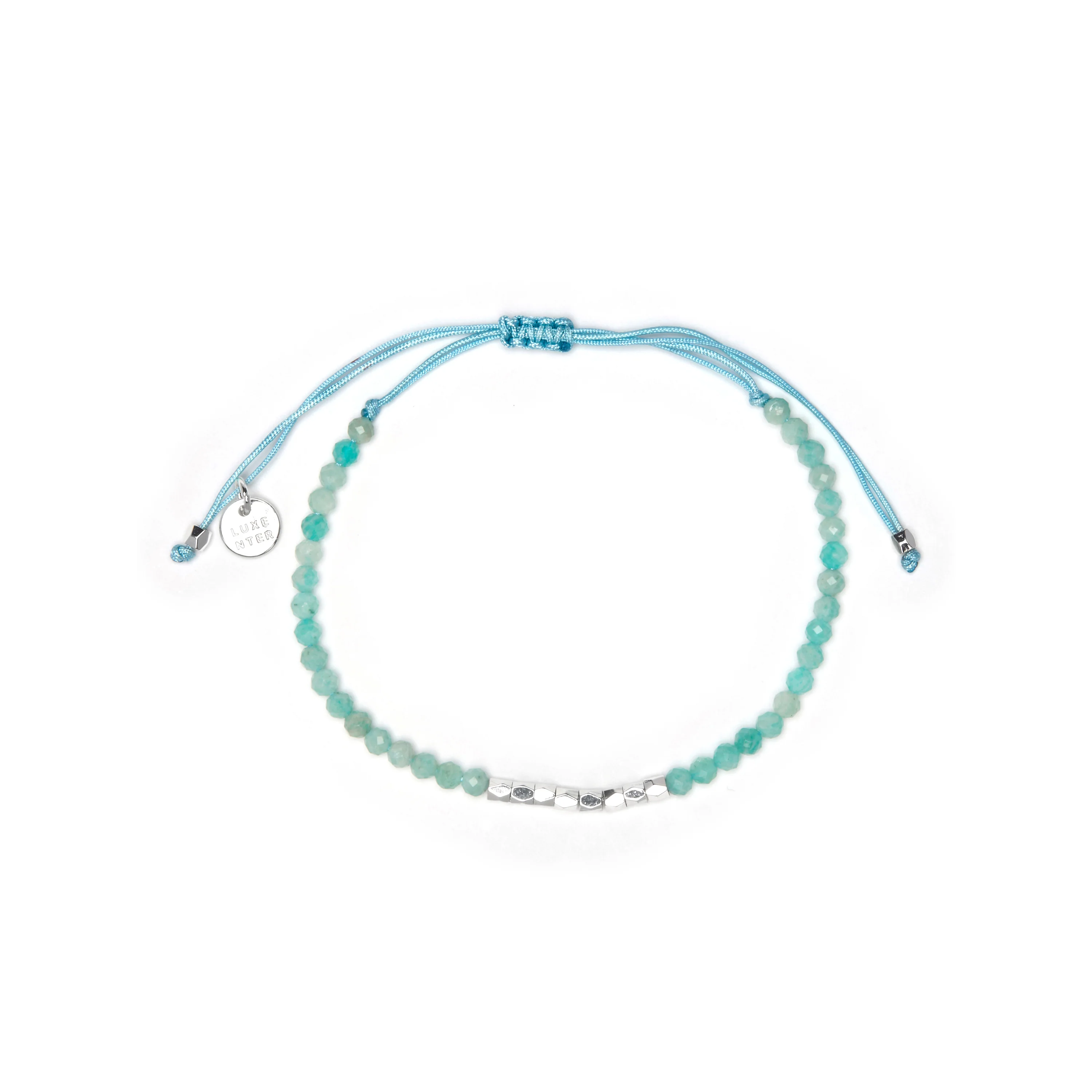 Pulsera acabado plata y Amazonita - Likah - Image 3