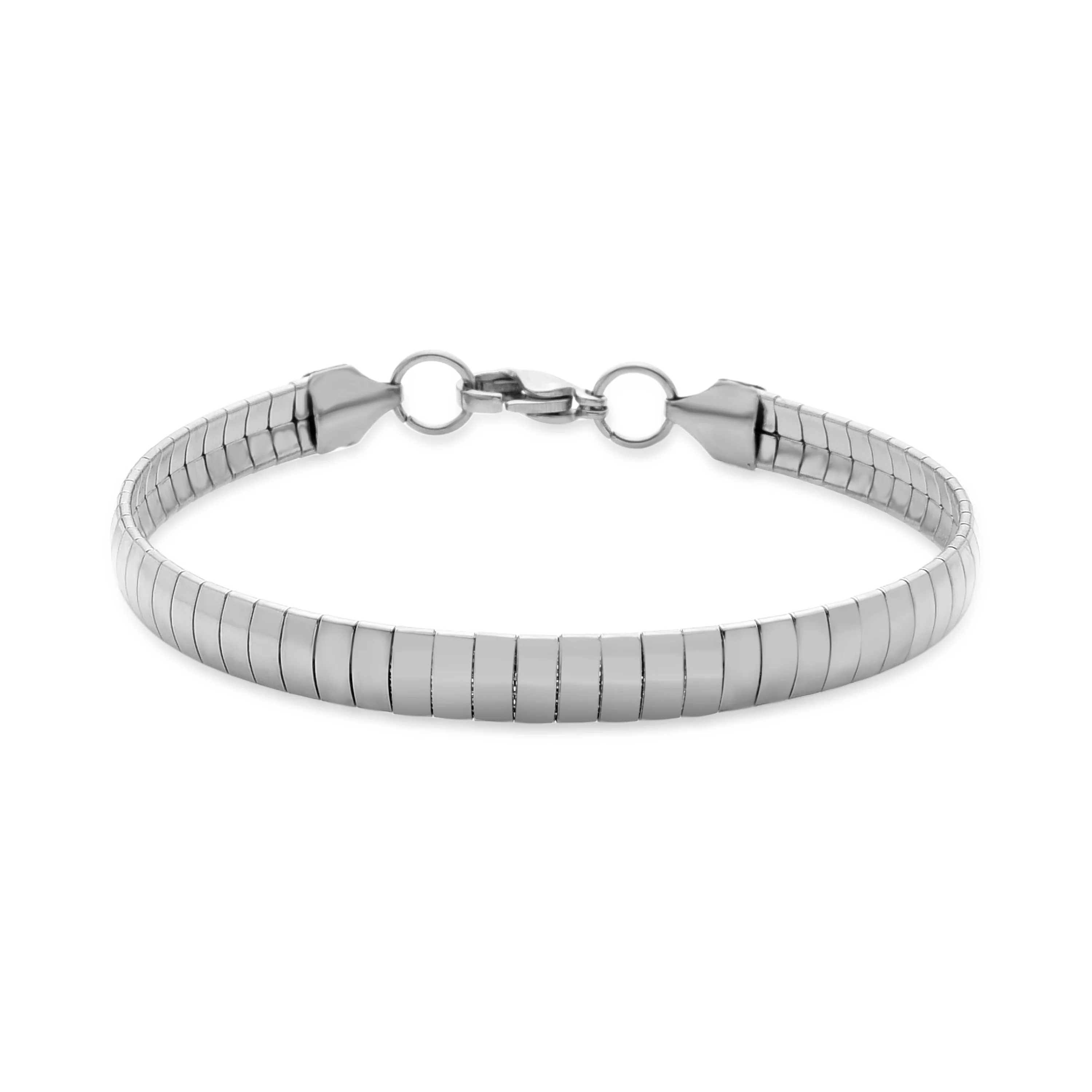 Pulsera acabada en rodio - Yla