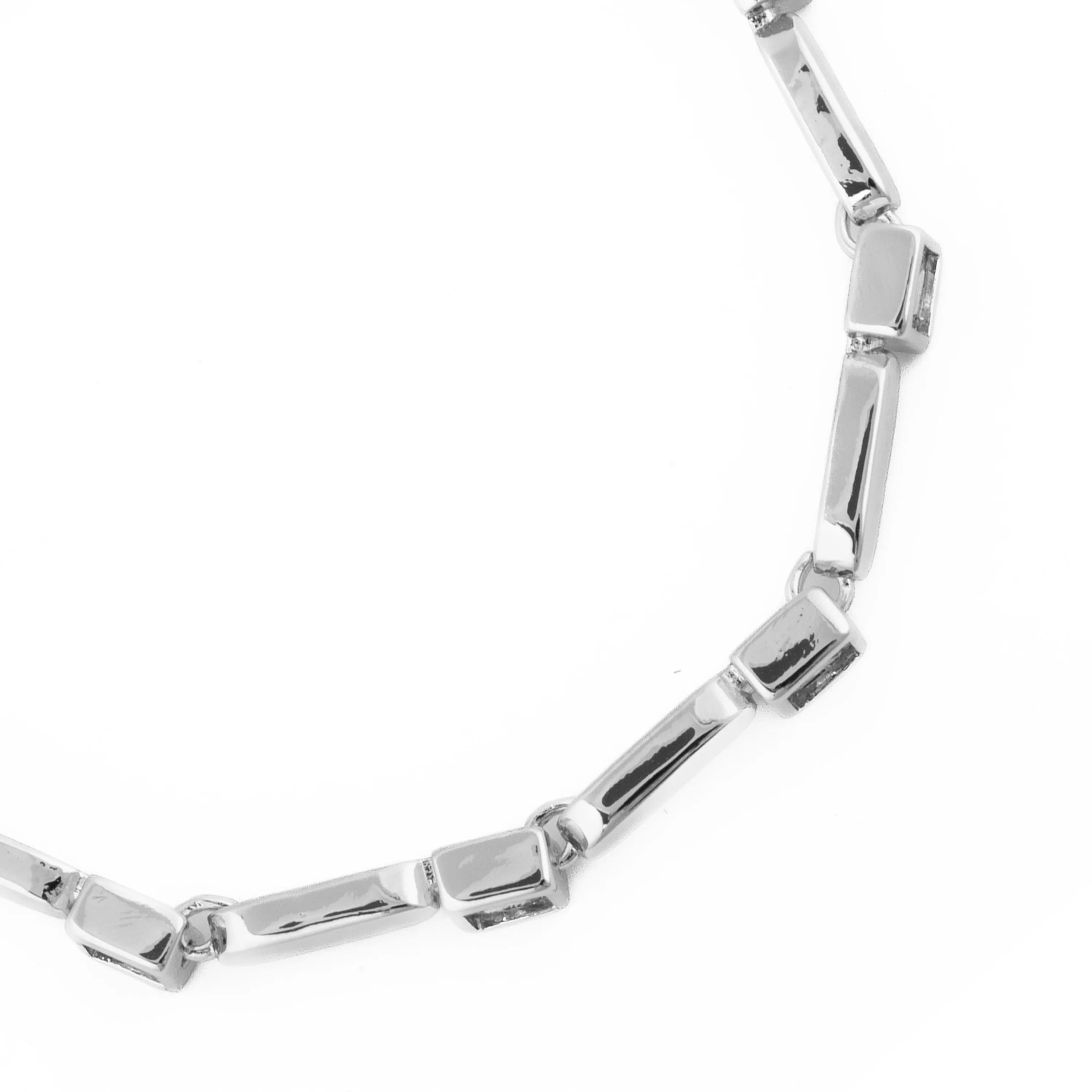 Pulsera de Circonita Brillante acabado en rodio - Aslion - Image 4