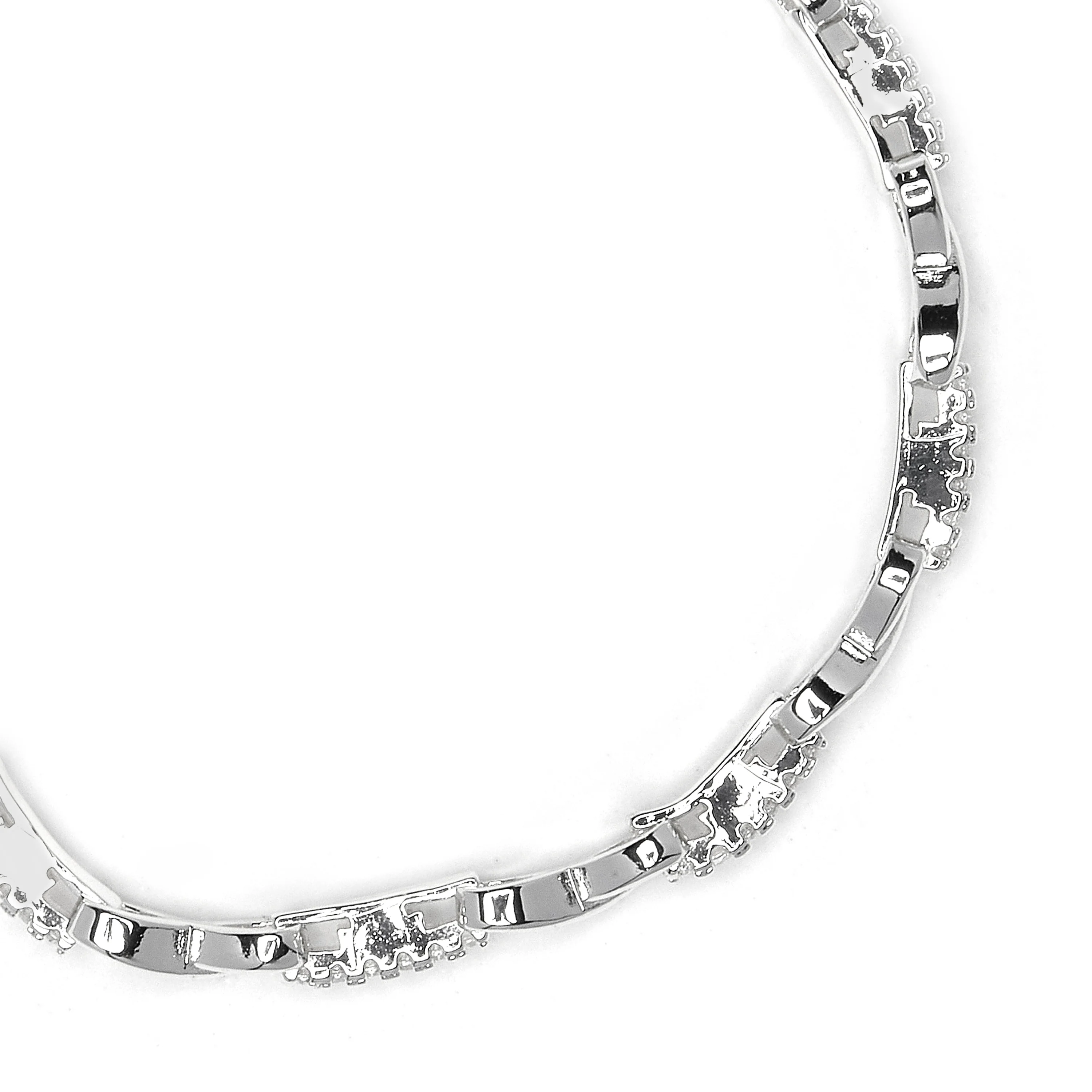 Pulsera de Circonita Brillante acabado en rodio - Raak - Image 4