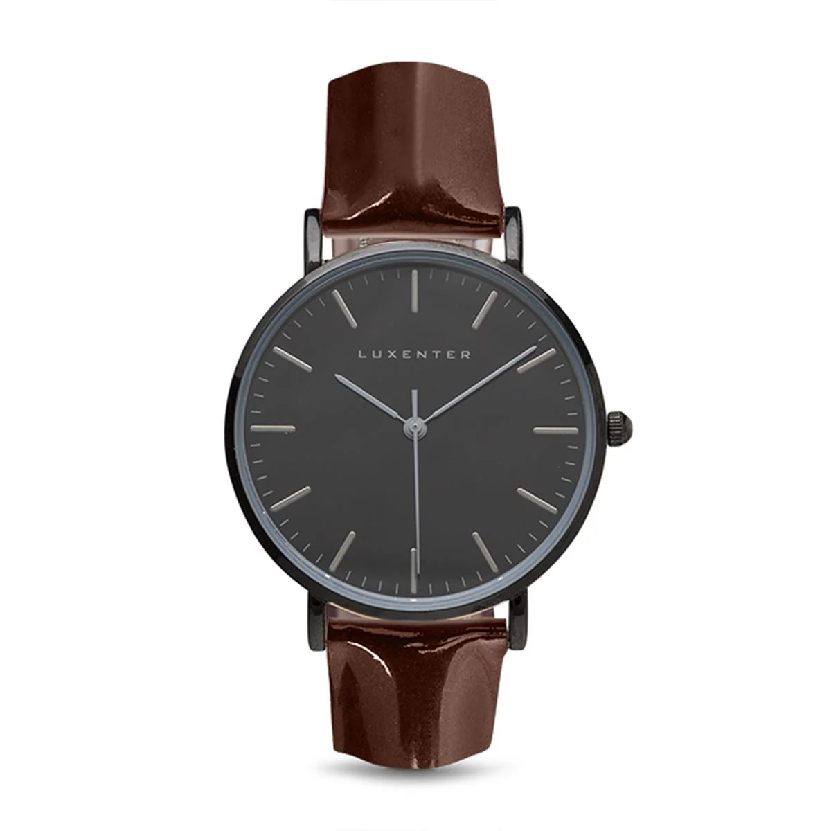 Reloj Akar acabado en Rutenio Negro - Akar MARRON