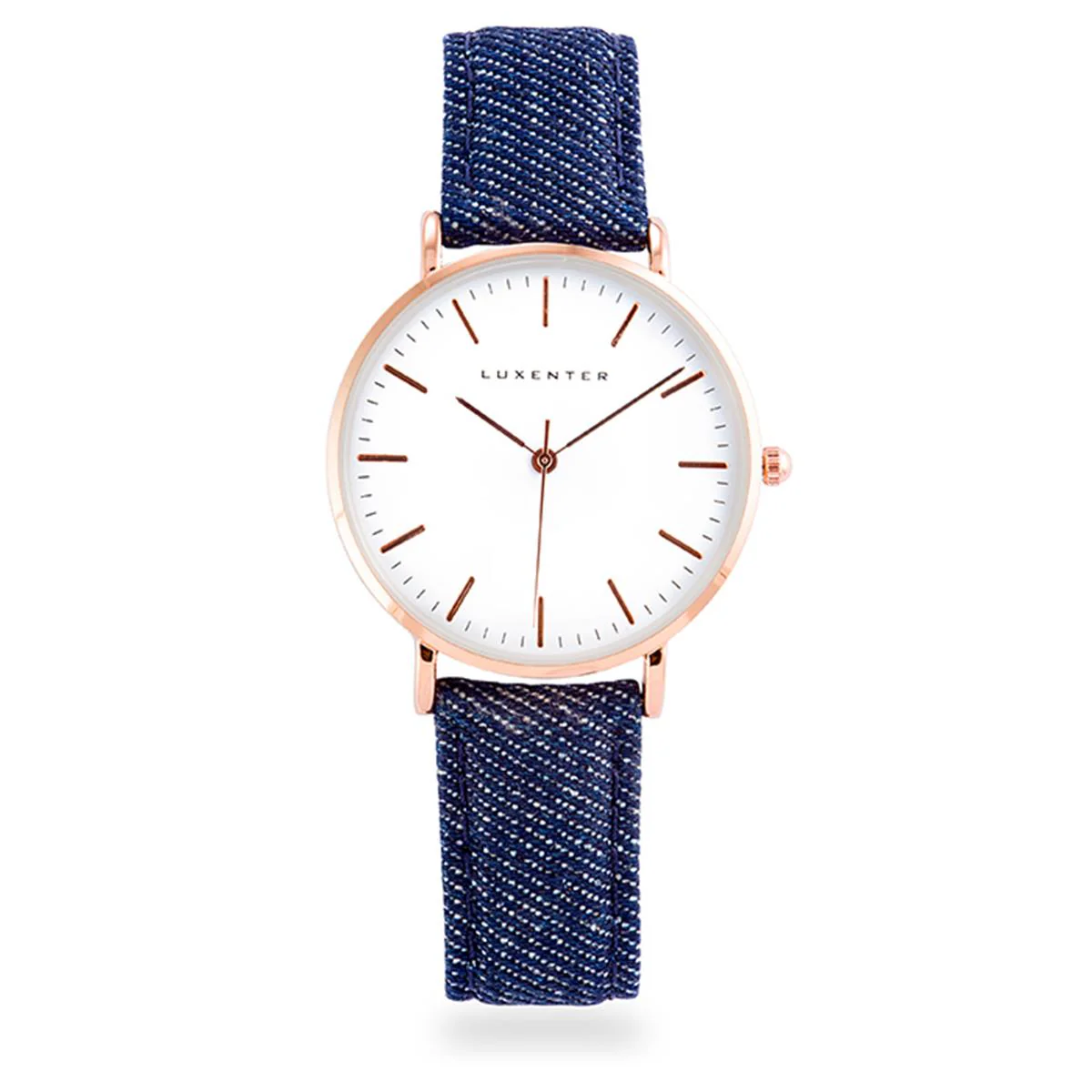Reloj Akar acabado en Oro Rosa De 18 Quilates - Akar AZUL