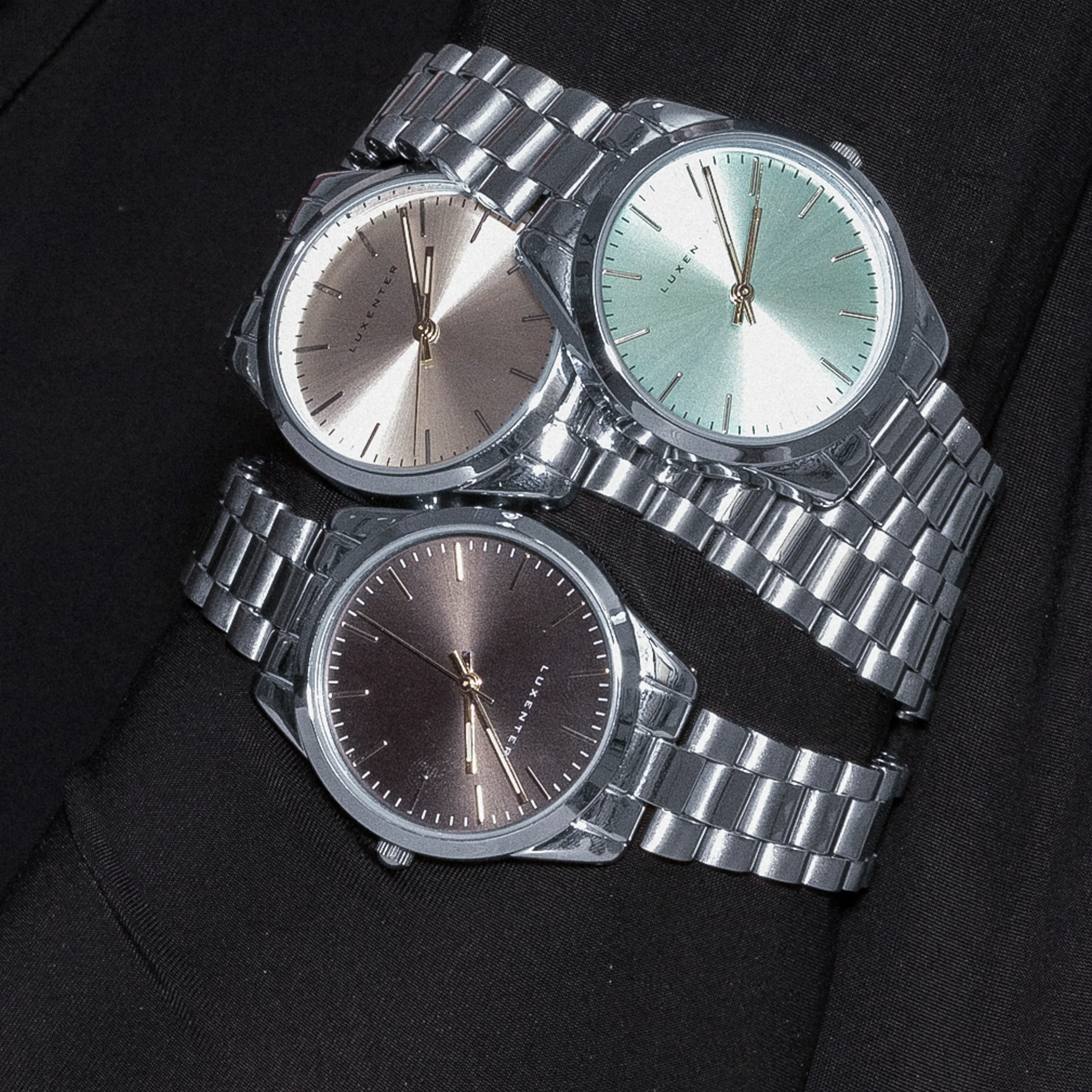 Reloj con Metalizado Blanco acabado plata - Verni - Image 4