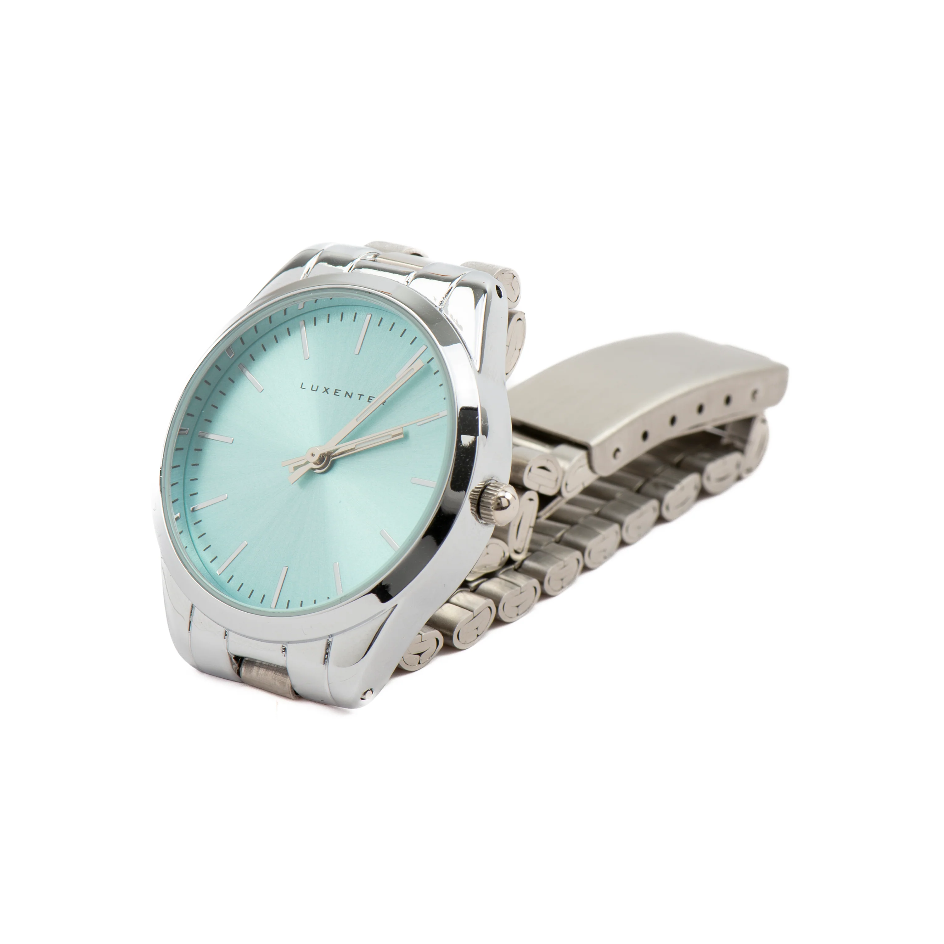 Reloj con Metalizado Azul Claro acabado plata - Verni - Image 3