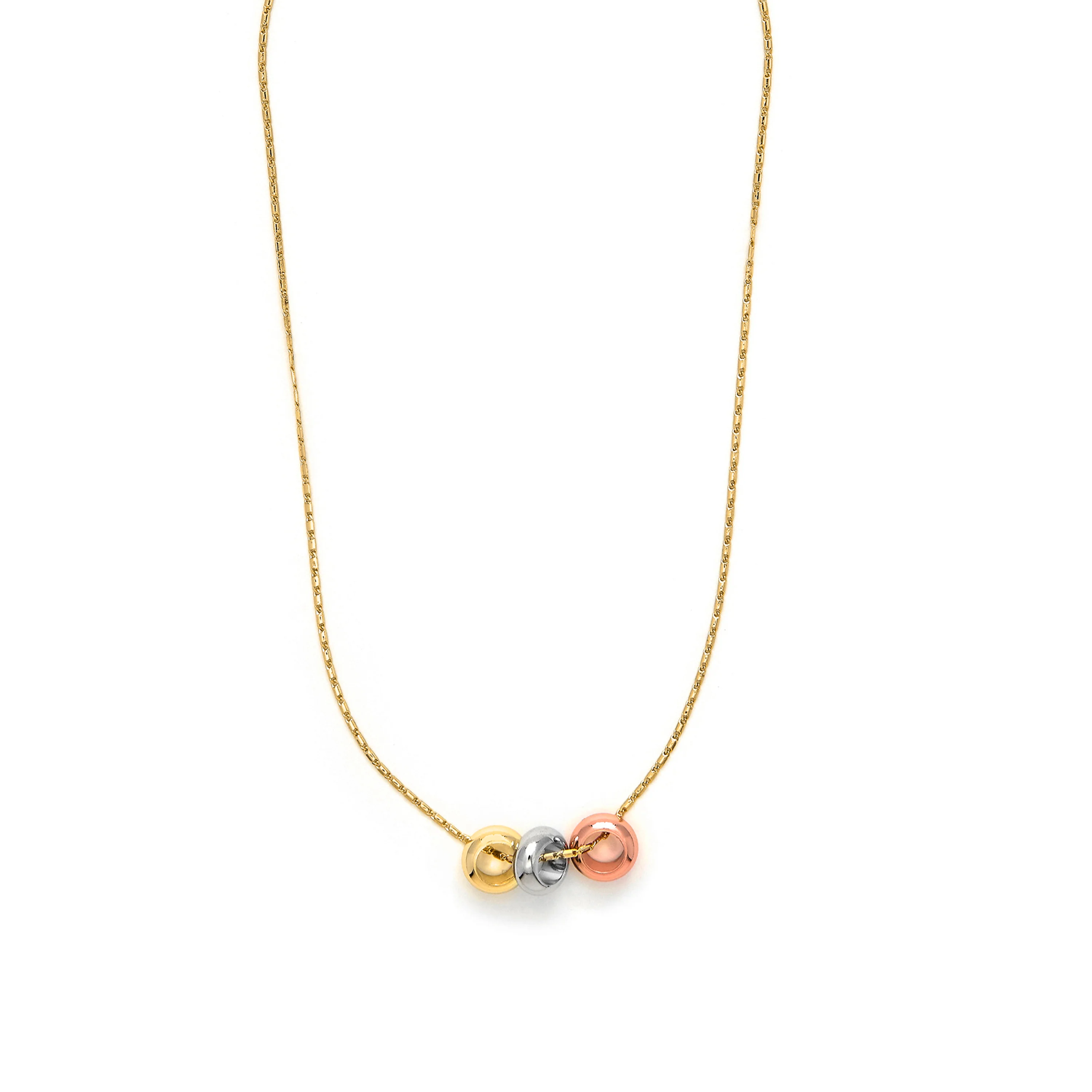 Set acabado plata, oro rosa y amarillo 18k - Khak - Image 3