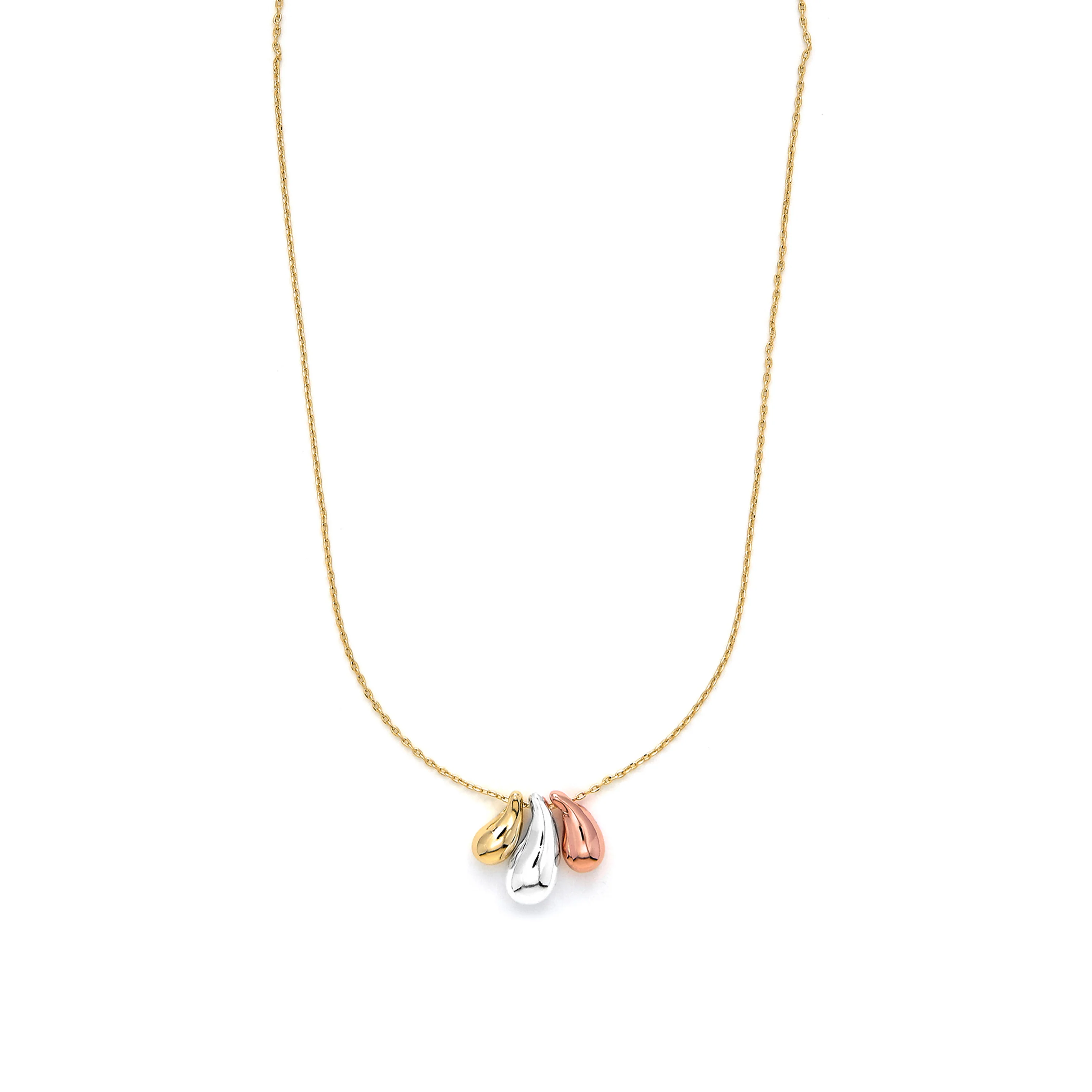 Set acabado plata, oro rosa y amarillo 18k - Necon - Image 3